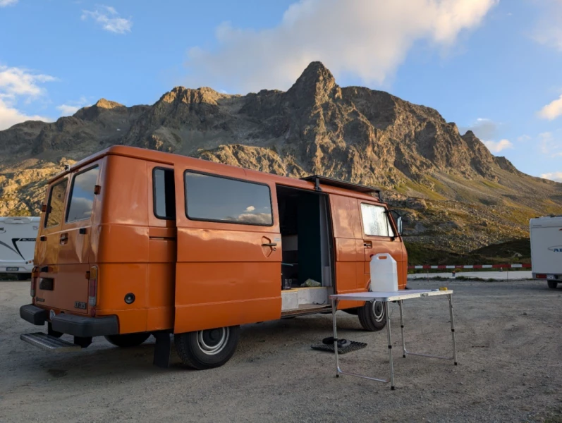 VW LT-35 Campingbus - Kirchdorf, Schweiz