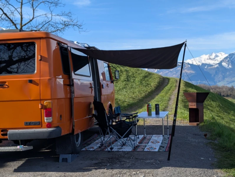 VW LT-35 Campingbus - Kirchdorf, Schweiz