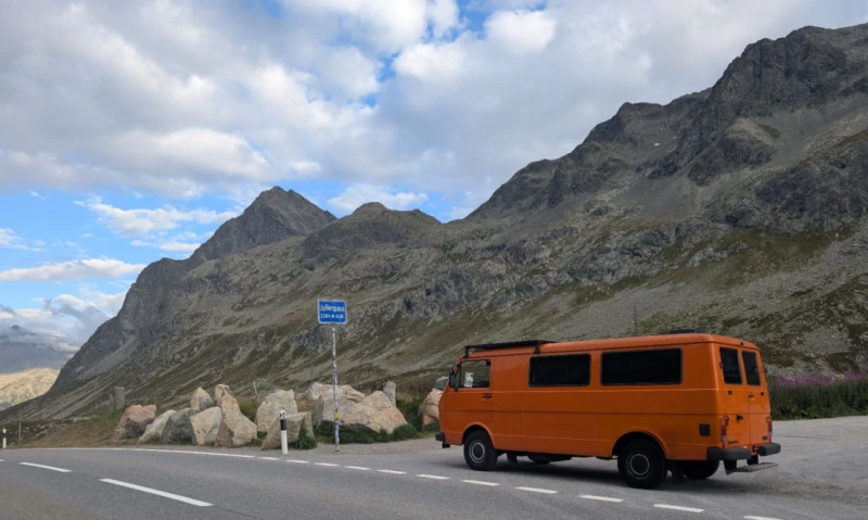 VW LT-35 Campingbus - Kirchdorf, Schweiz