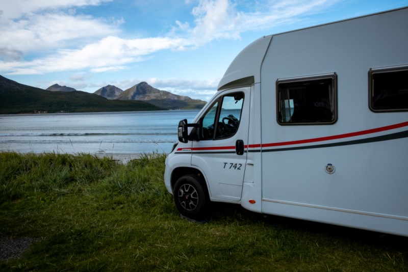 Fiat Sollifer Wohnmobil - Tromsdalen, Norwegen