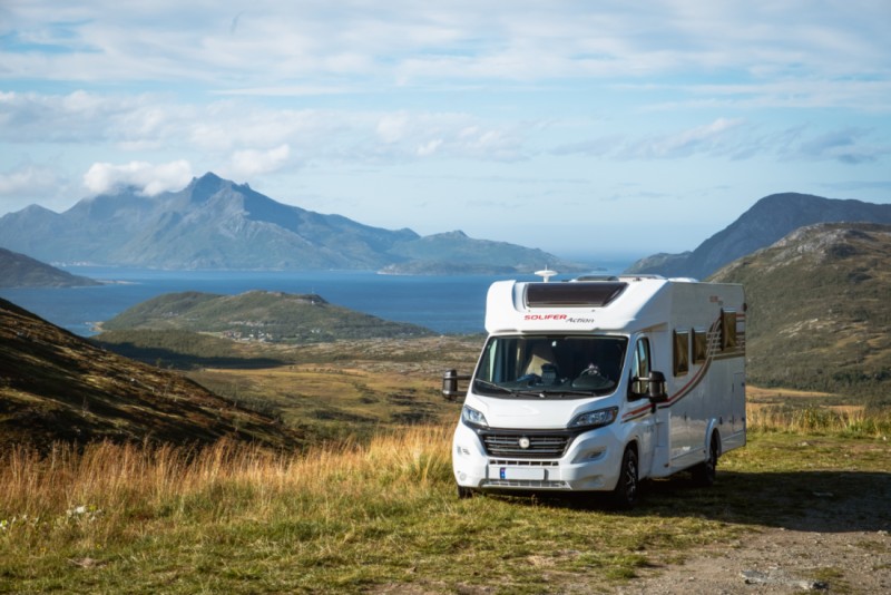 Fiat Sollifer Wohnmobil - Tromsdalen, Norwegen