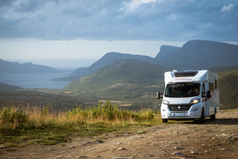 Fiat Sollifer Wohnmobil - Tromsdalen, Norwegen
