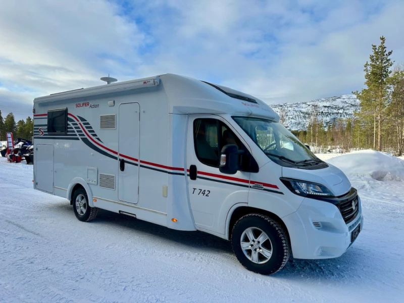 Fiat Sollifer Wohnmobil - Tromsdalen, Norwegen