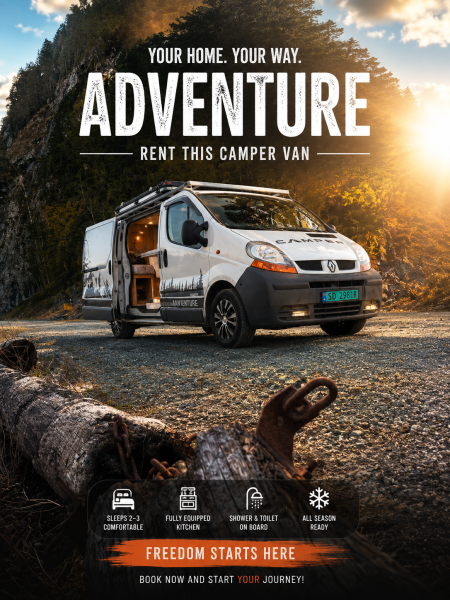 Renault Trafic Campingbus - Klæbu, Norwegen