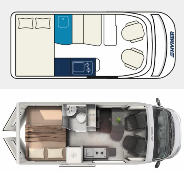 Hymer Free 600 Campus Campingbus - Schindellegi, Schweiz