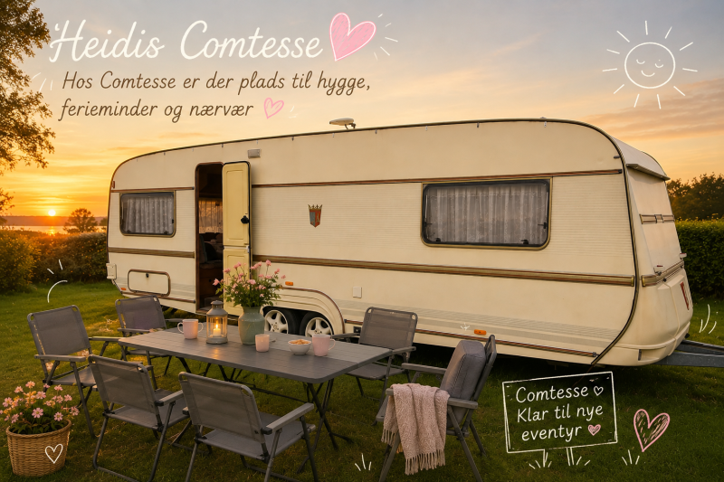 Tabbert Comtesse Campingvogn - På privat grund, Danmark