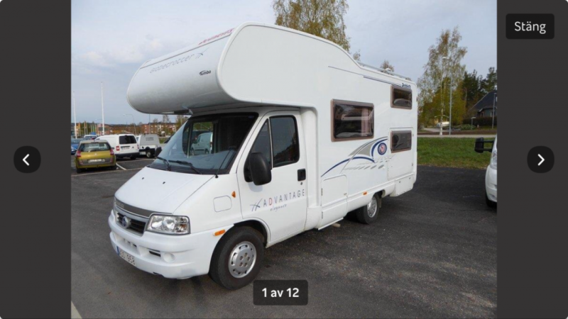 Fiat Dethleffs A-5891 Wohnmobil - Sandarne, Schweden