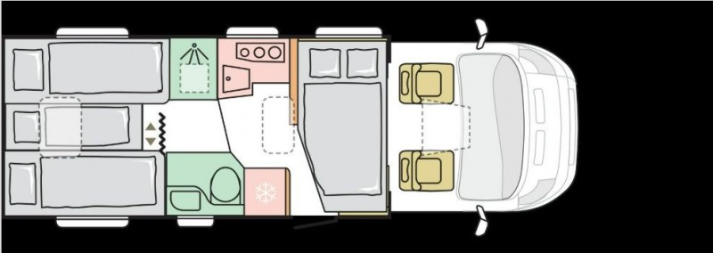 Fiat Ducato Lava / Alusta 160 Multijet 2.3 D Wohnmobil - Laukaa, Finnland