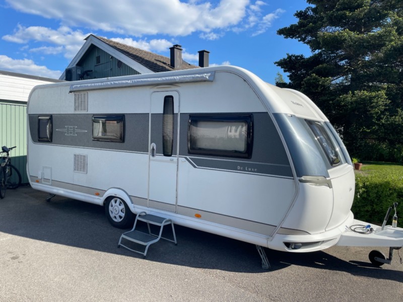 Hobby 545 KMF DE Luxe Wohnwagen - Hovmantorp, Schweden
