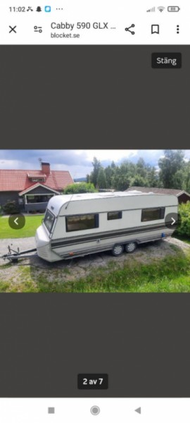 Cabby 590 GLX Husvagn - Storvik, Sverige