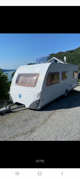 Knaus Royale Wohnwagen - Finnås, Norwegen