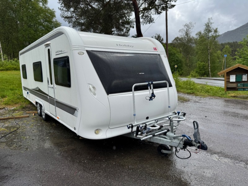 Hobby 640FMU Wohnwagen - Eikefjord, Norwegen