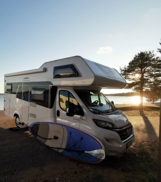 Hobby A70 GFM Matkailuauto (Sa) 3OV 2179CM3 Wohnmobil - Simpele, Finnland