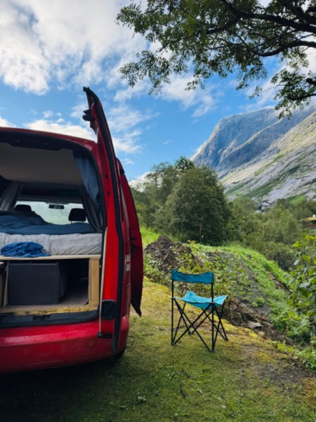 Volkswagen Caddy Campingbus - Tromsø, Norwegen