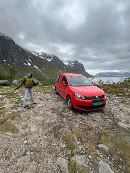 Volkswagen Caddy Campingbus - Tromsø, Norwegen