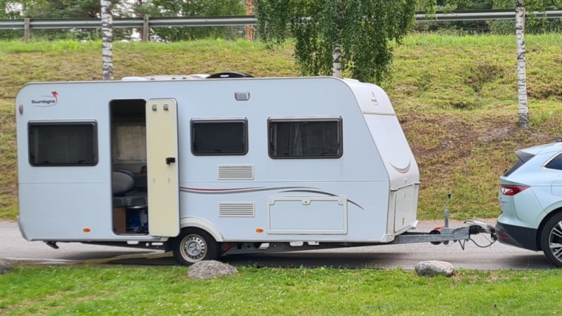 Capron Sunlight C44D Wohnwagen - Hagavik, Norwegen