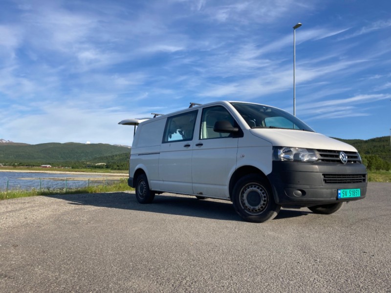 Volkswagen Transporter Campingbus - Tromsdalen, Norwegen
