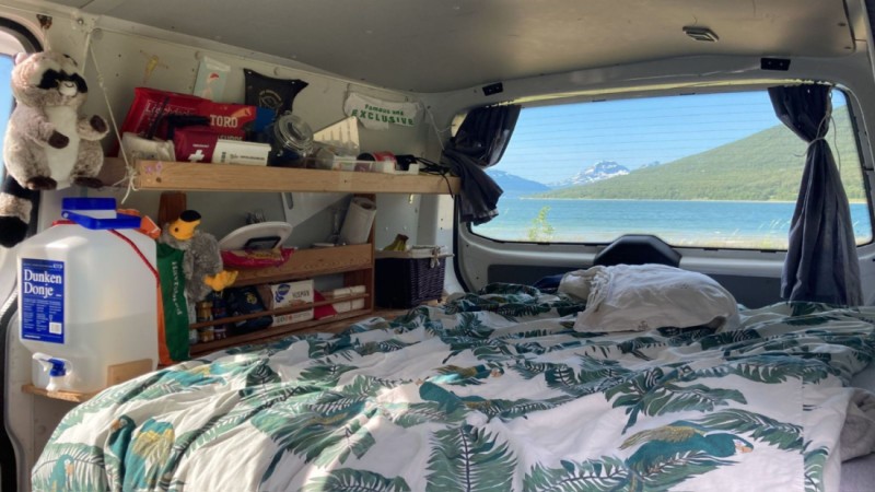 Volkswagen Transporter Campingbus - Tromsdalen, Norwegen