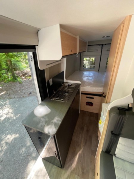 Fiat Sunlight Adventure Cliff 600 avec toit relevable, porteur Fiat Ducato 140 cv Campingbus - Corminboeuf, Schweiz
