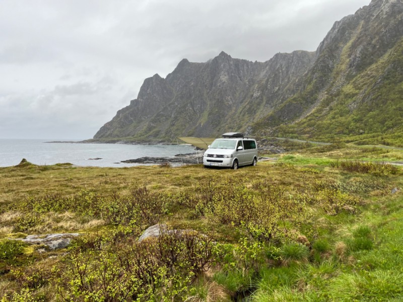 Volkswagen Caravelle Campingbus - Mosjøen, Norwegen