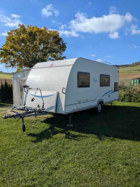 Bürstner Premio 485TK Caravane - Adelboden, Suisse