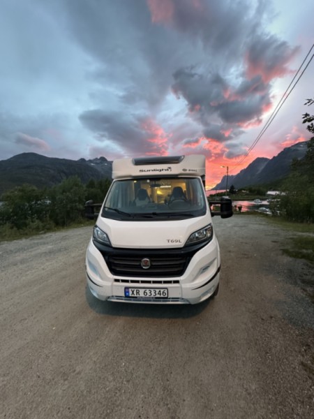 Capron T 69 L / T 449 / T 738 Wohnmobil - Kvaløya, Norwegen