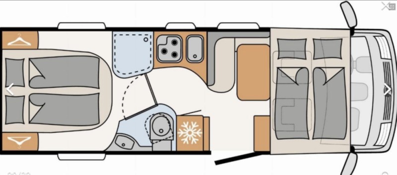 Dethleffs Fiat Globebus I007 Wohnmobil - Toffen, Schweiz