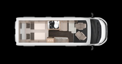 Knaus Boxdrive Retkeilyauto - Bosau, Saksa