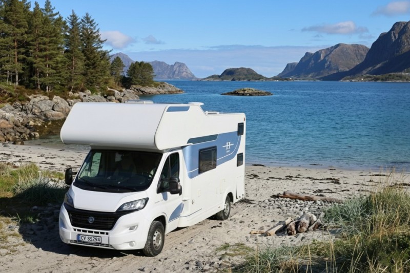 Hobby A65 GM Wohnmobil - Rolvsøy, Norwegen