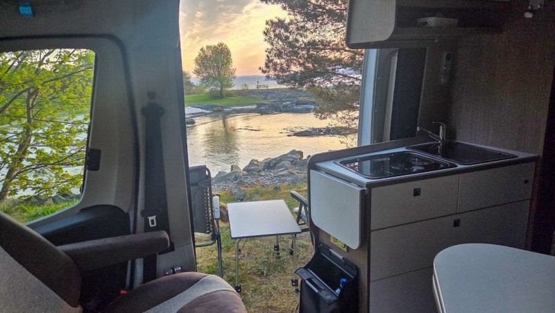 Pössl KW 18 Campingbus - Klokkarvik, Norwegen
