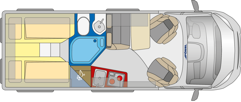 Pössl KW 18 Campingbus - Klokkarvik, Norwegen