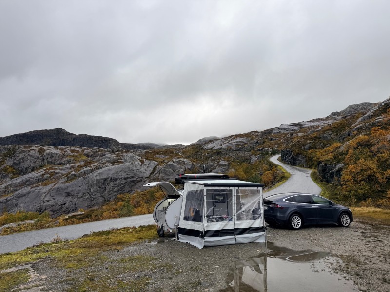   Wohnwagen - Bønes, Norwegen
