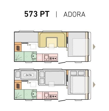 Adria Adora 573 PT Matkailuvaunu - Helsinki, Suomi