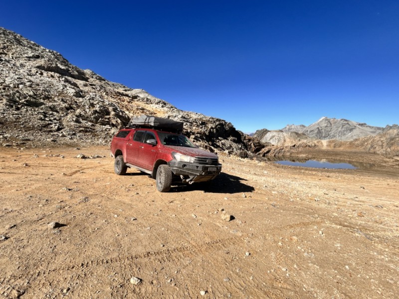 Toyota Hilux Campingbus - Bad Rafaz, Schweiz