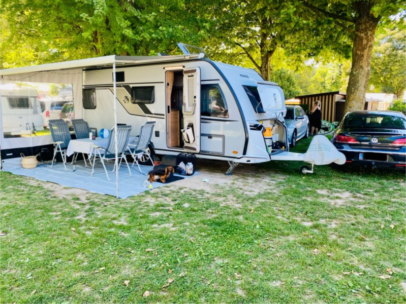 Knaus Südwind 500 QDK Wohnwagen - Nibe, Dänemark
