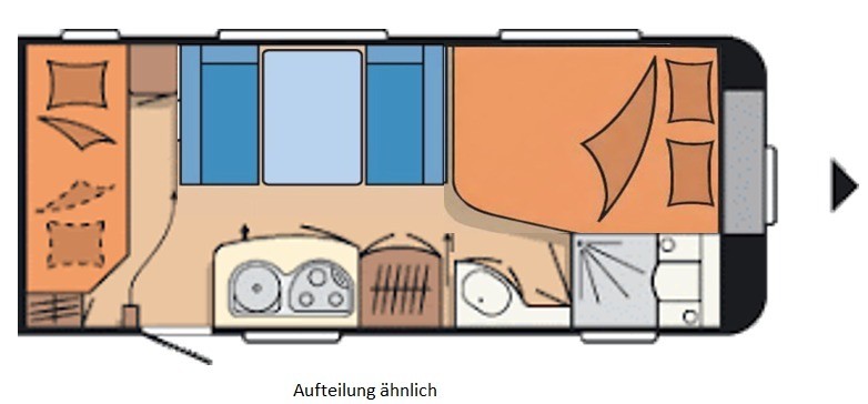 Knaus Südwind 1 Wohnwagen - Öpfingen, Deutschland