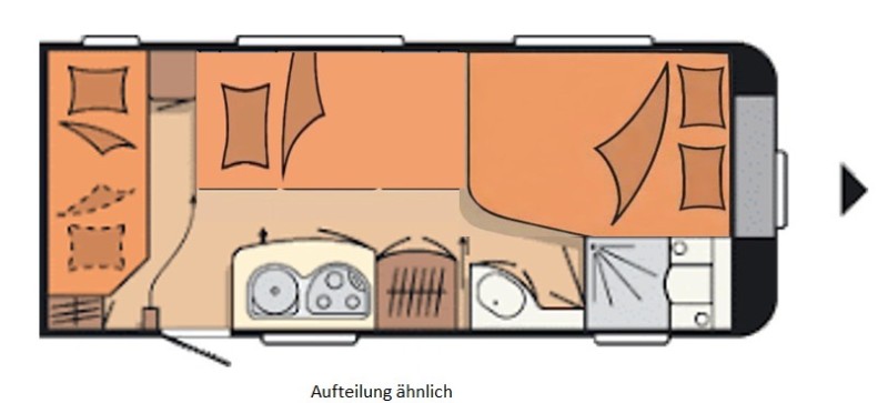 Knaus Südwind 1 Wohnwagen - Öpfingen, Deutschland
