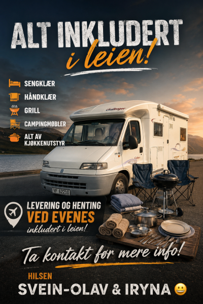 Fiat Challenger Wohnmobil - Kongsvik, Norwegen