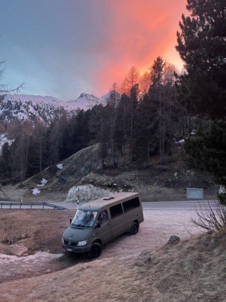 Mercedes 313CDI Campingbus - Winterthur, Schweiz