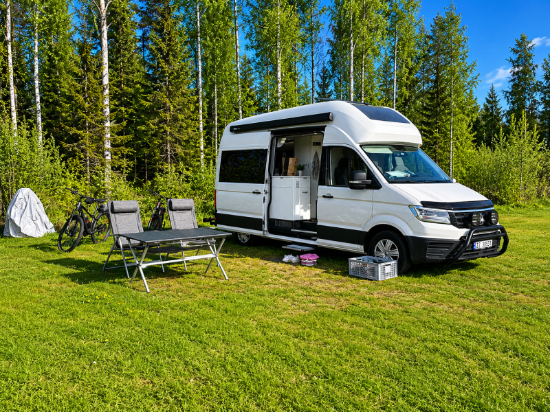 VW Grand California Wohnmobil - Elnesvågen, Norwegen