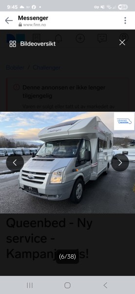 Challenger Genesis 60, Transit Wohnmobil - Svene, Norwegen