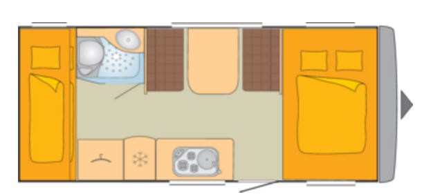 Bürstner Averso 510tk Matkailuvaunu - Vantaa, Suomi