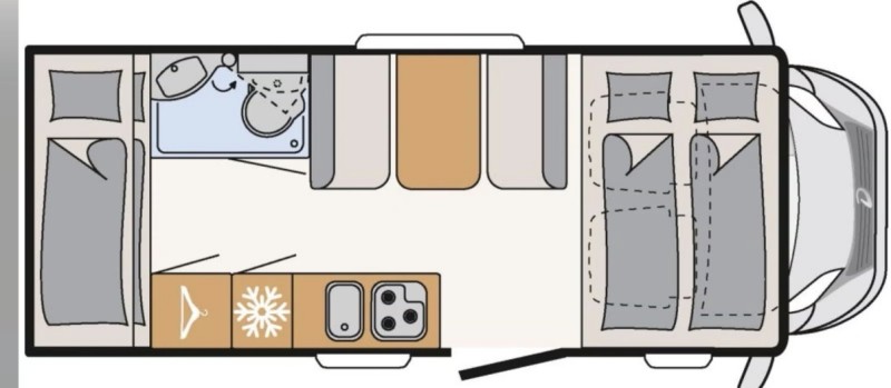 Dethleffs A5887 Trend Wohnmobil - Grimstad, Norwegen