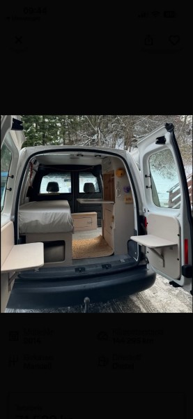 VW Caddy Bybobil - Sogndal, Norge