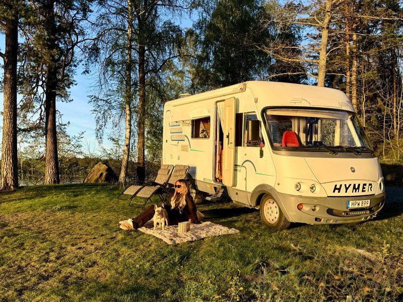 Fiat Hymer Wohnmobil - Farsta, Schweden