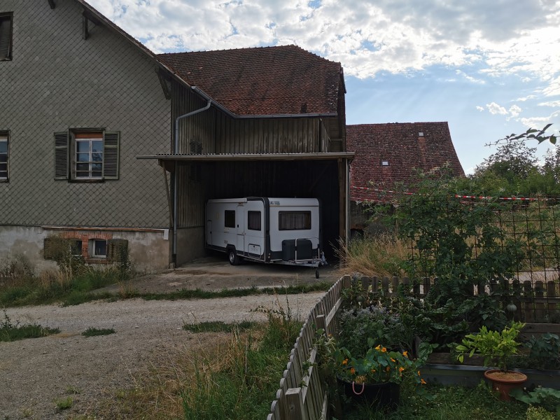  Wohnwagen - Wilchingen, Schweiz