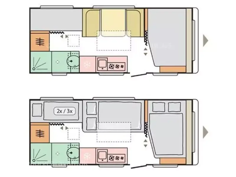 Adria Altea 552 PK Wohnwagen - Bredsten, Dänemark