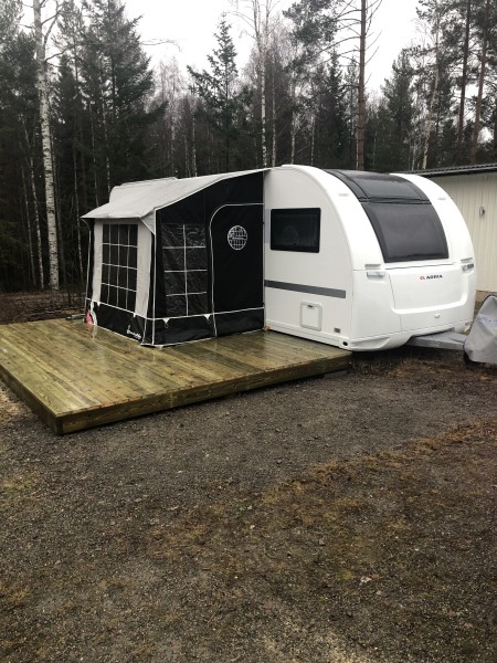 Adria 663uk alpina Wohnwagen - Bro, Schweden