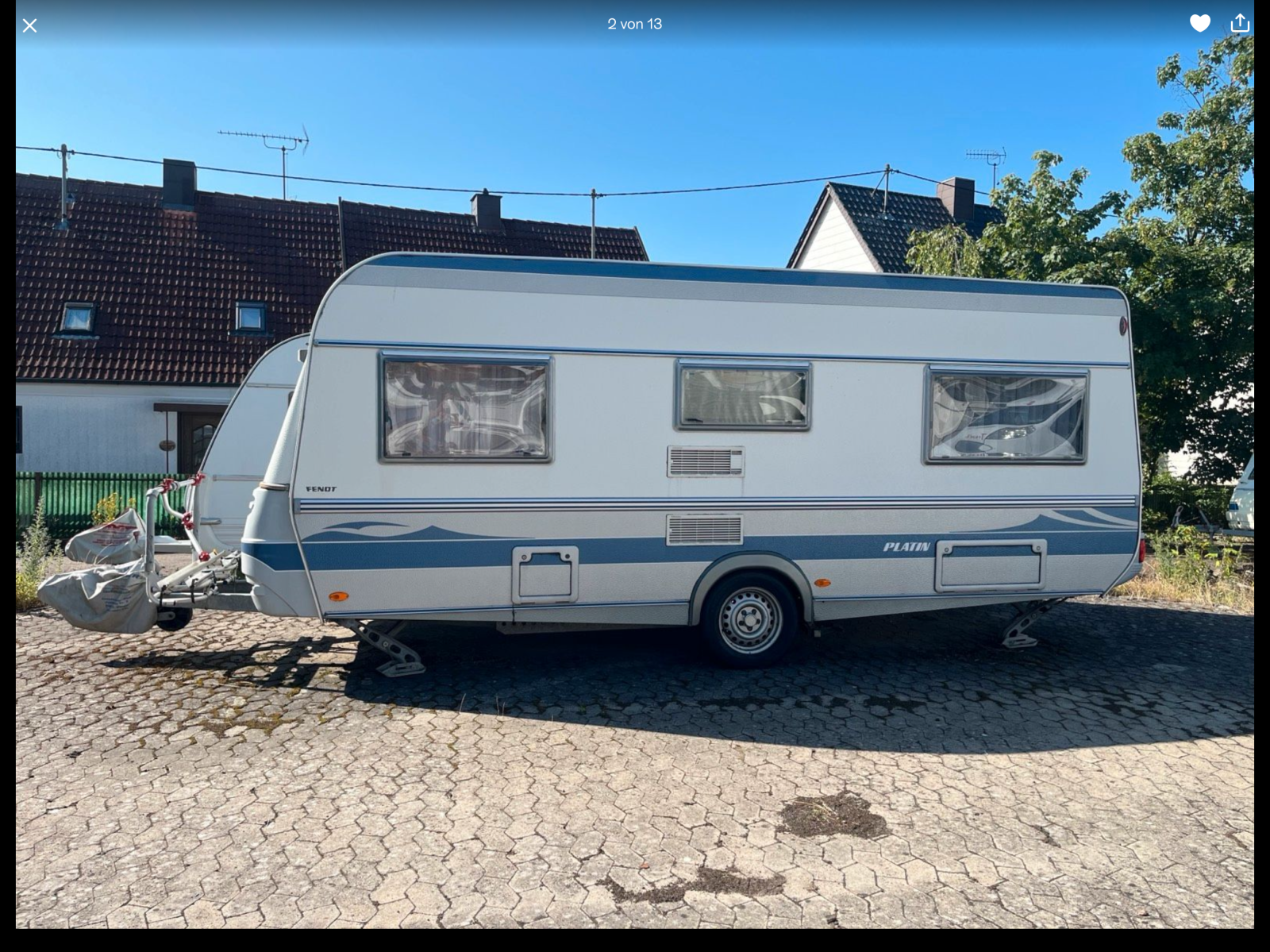 Miete Fendt Platin 150 Wohnwagen in Ober-Olm ab CHF 69 / Nacht  MyCamper