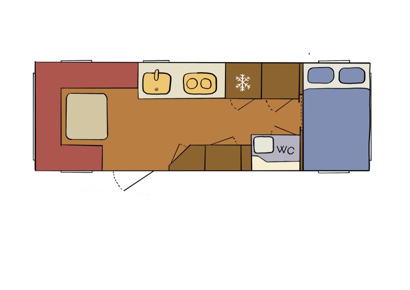 Cabby DLX 562 Caravane - Rådal, Norvège